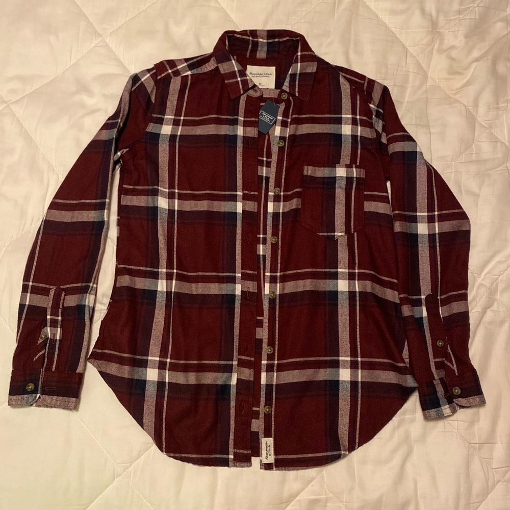 Abercrombie & Fitch soft A&F collection flannel XS